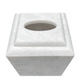 Load image into Gallery viewer, Yasmin Marble Tissue Box - Pearl White Marble Honed
