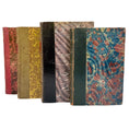 Load image into Gallery viewer, French Antique Marbalized Covers with Red & Brown Leather Binding 1865-1917 - set of 4
