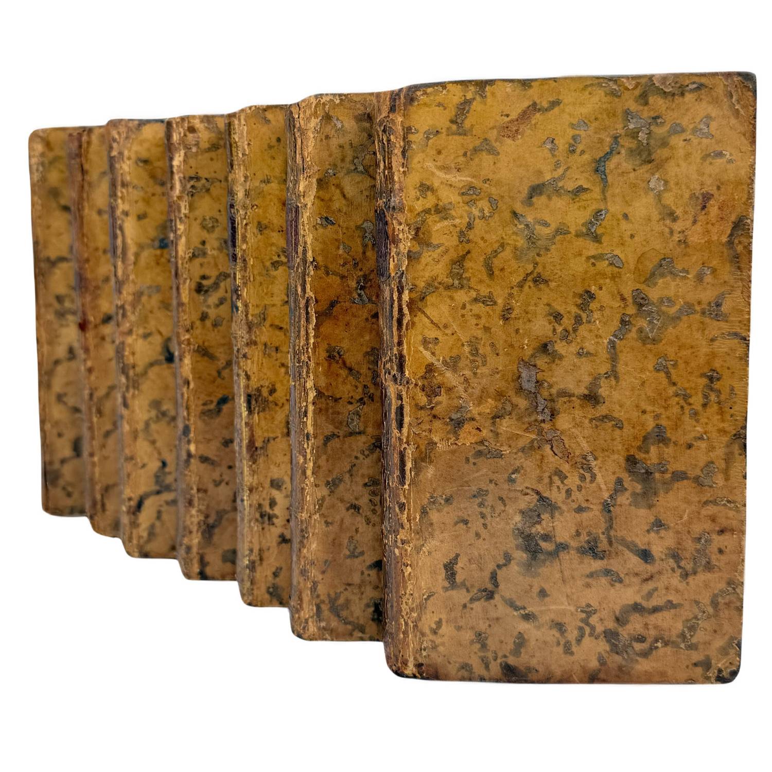 French Philosophy Books of 18th Century - set of 7