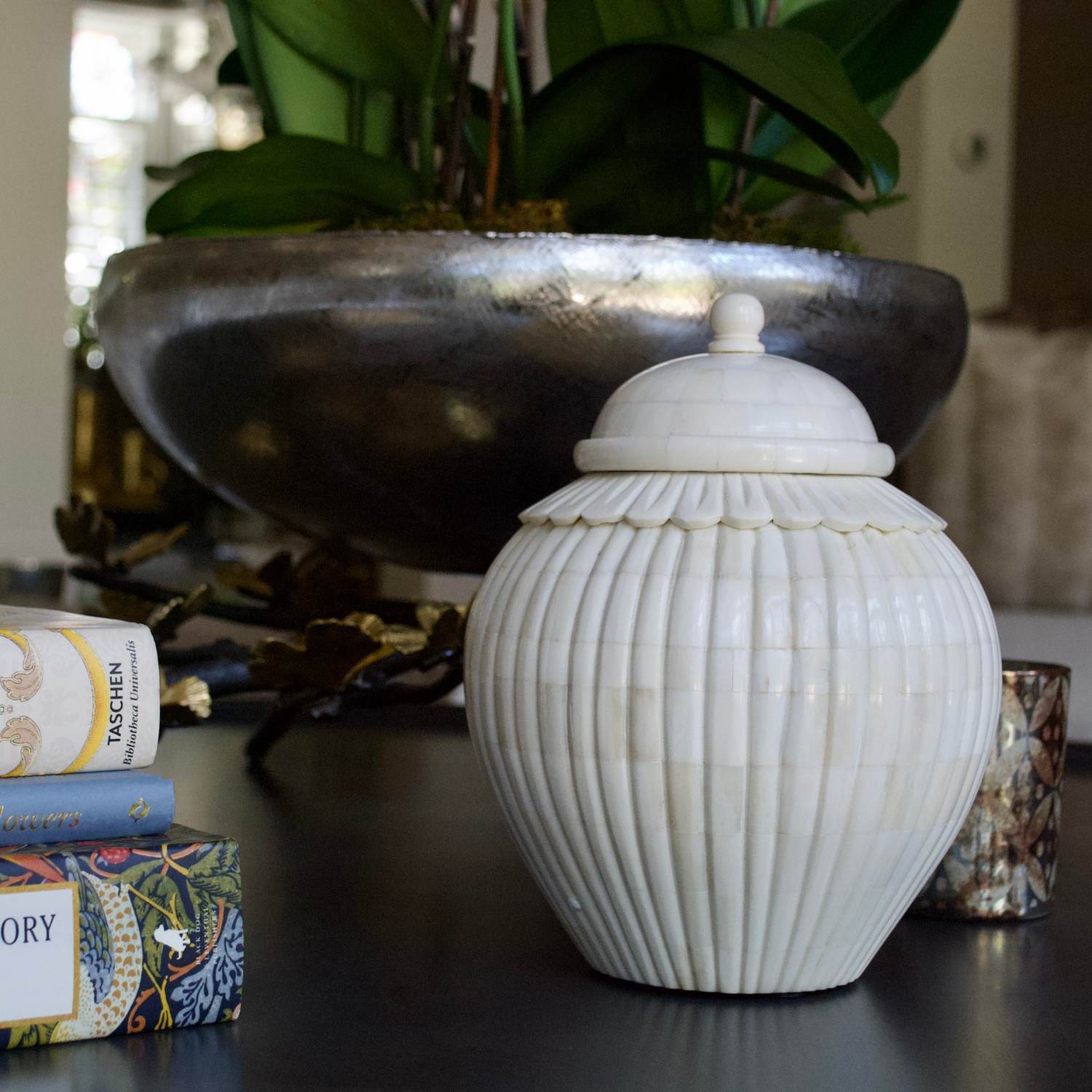 Layla Mosaic Covered Jar