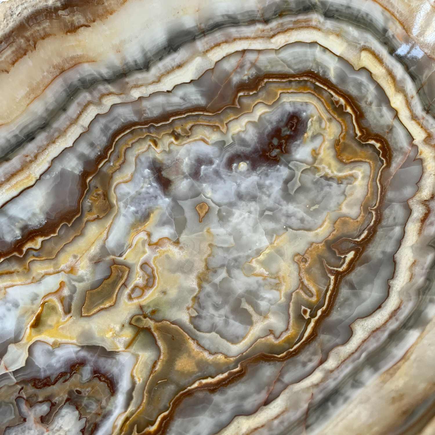 Banded Onyx Canoe (No. 2)