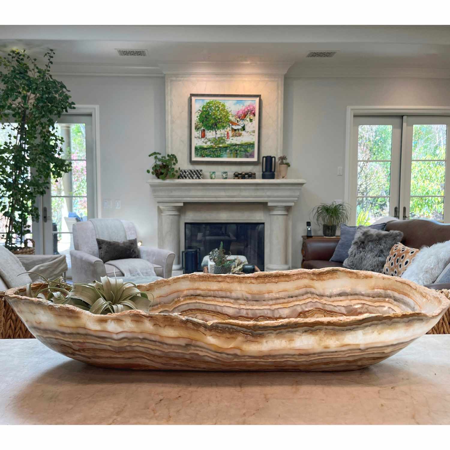 Banded Onyx Canoe (No. 2)