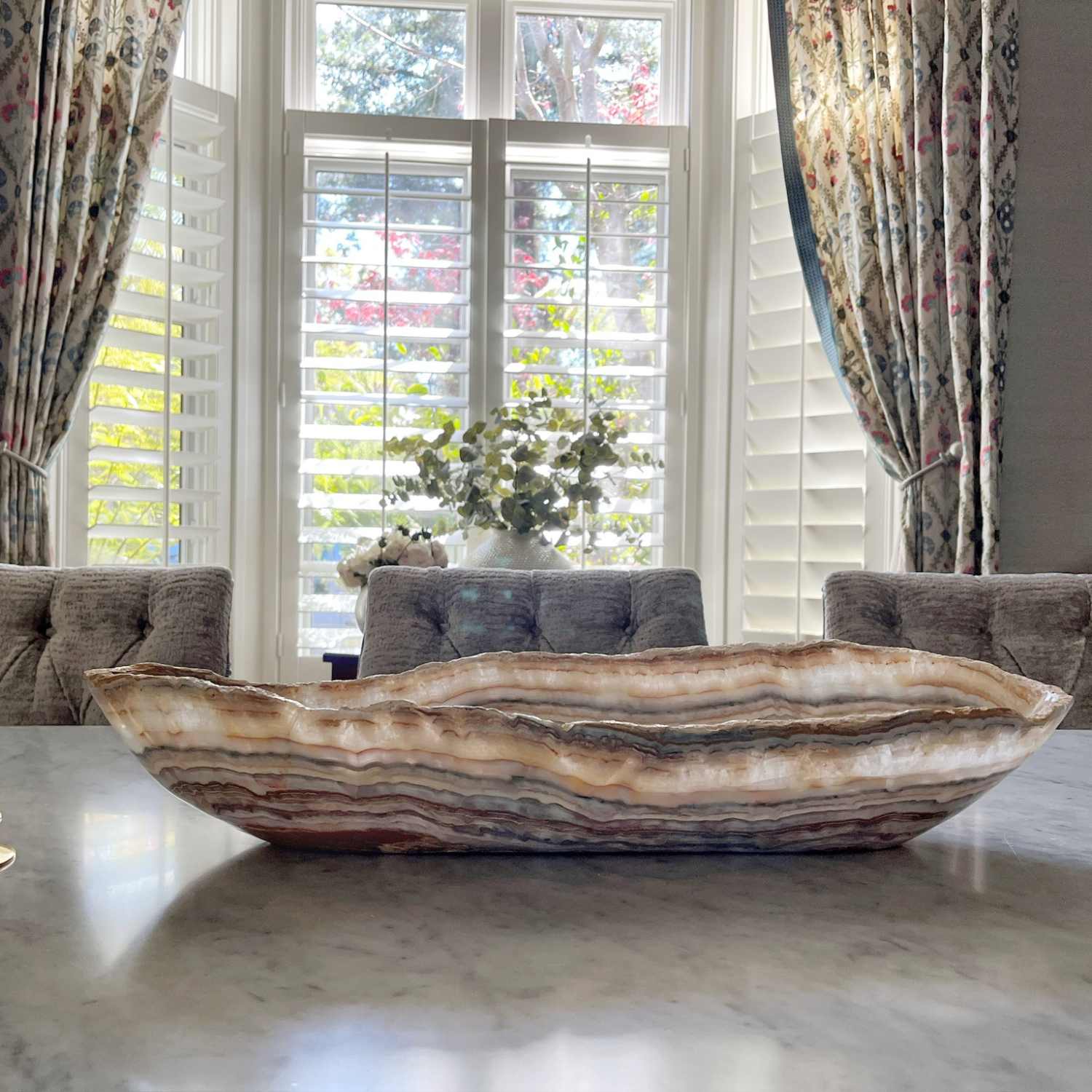 Banded Onyx Canoe (No. 2)