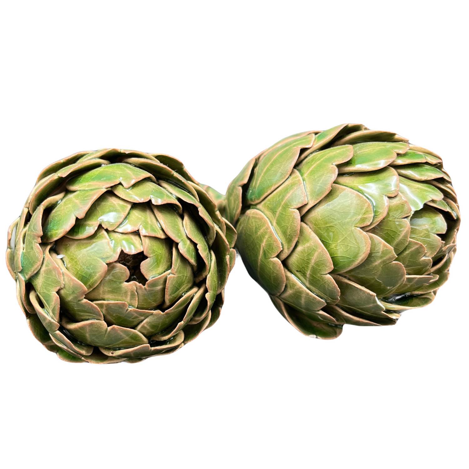 Ceramic Artichokes - Set of 2
