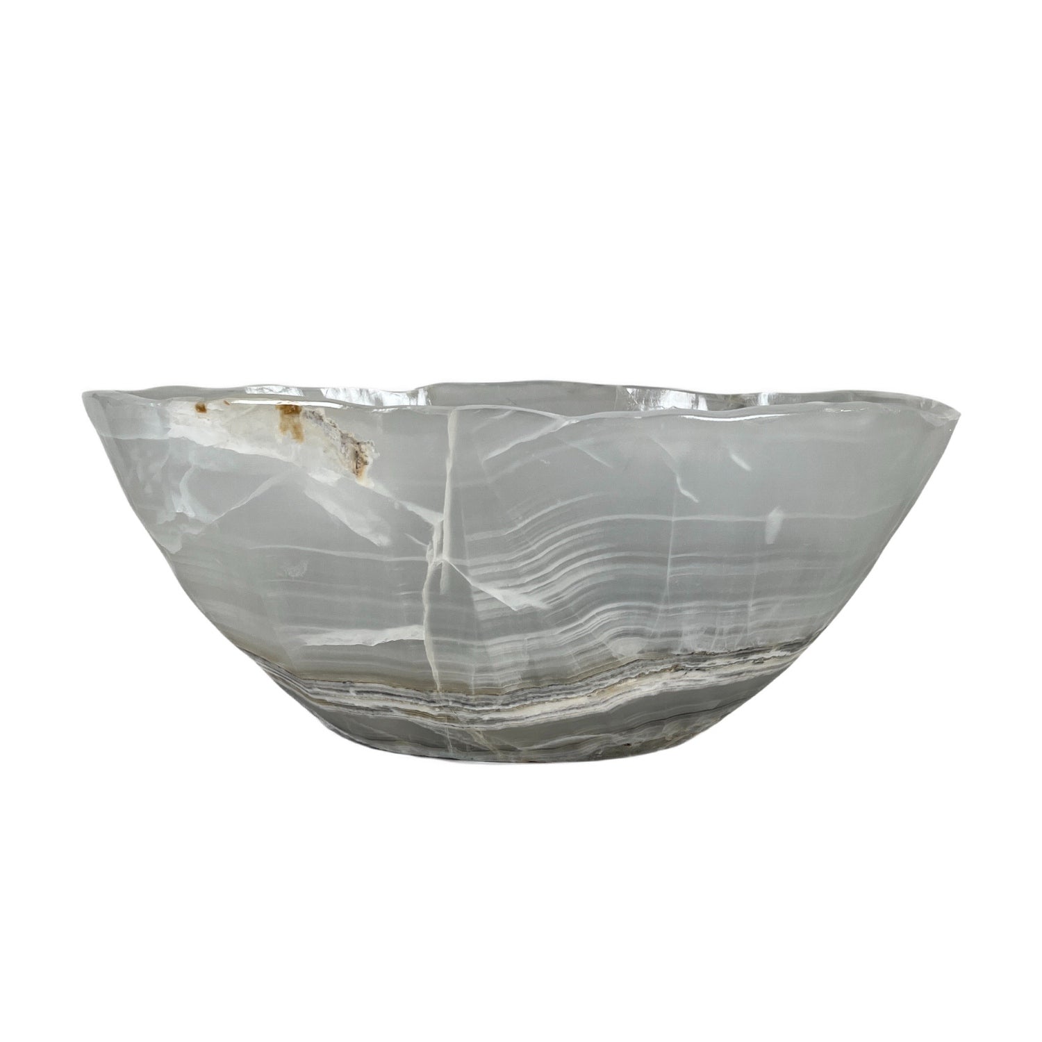 Deep Onyx Bowl with Stone Bottom