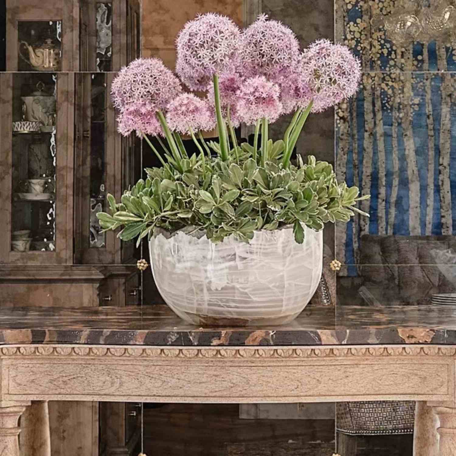 Extra Large Crystaline Onyx Bowl (No. 1)