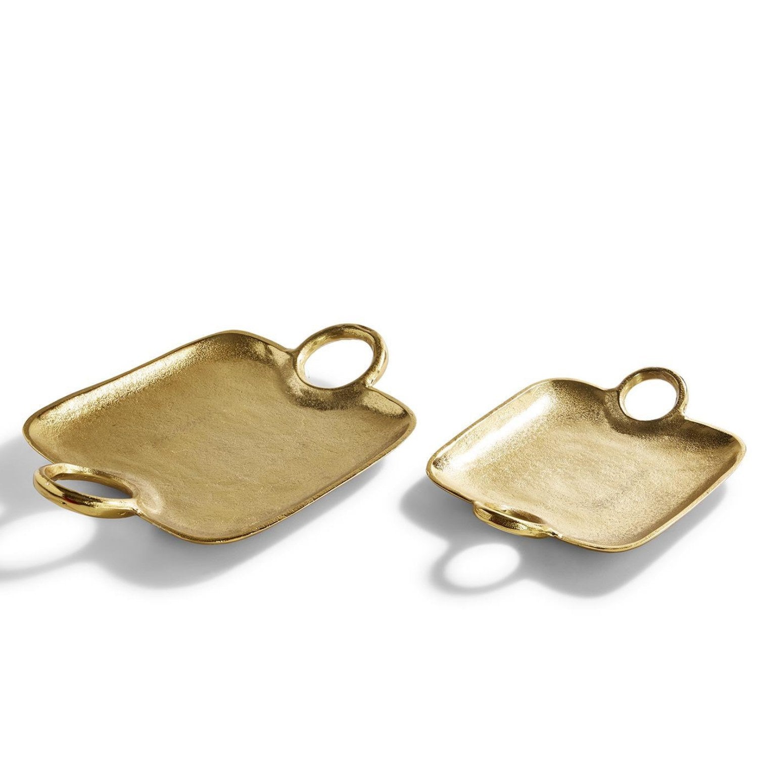 Golden Moderna Trays - Set of 2