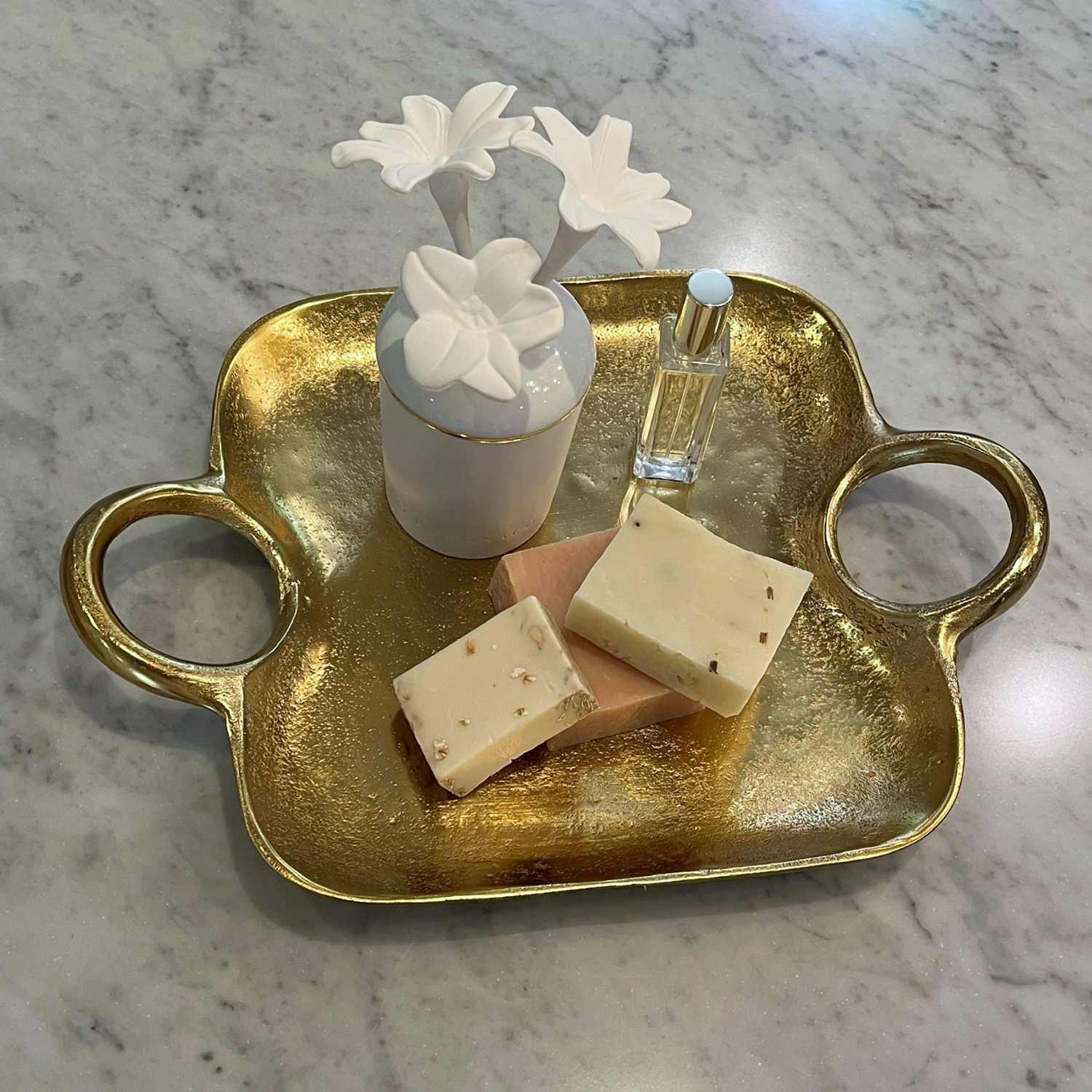 Golden Moderna Trays - Set of 2