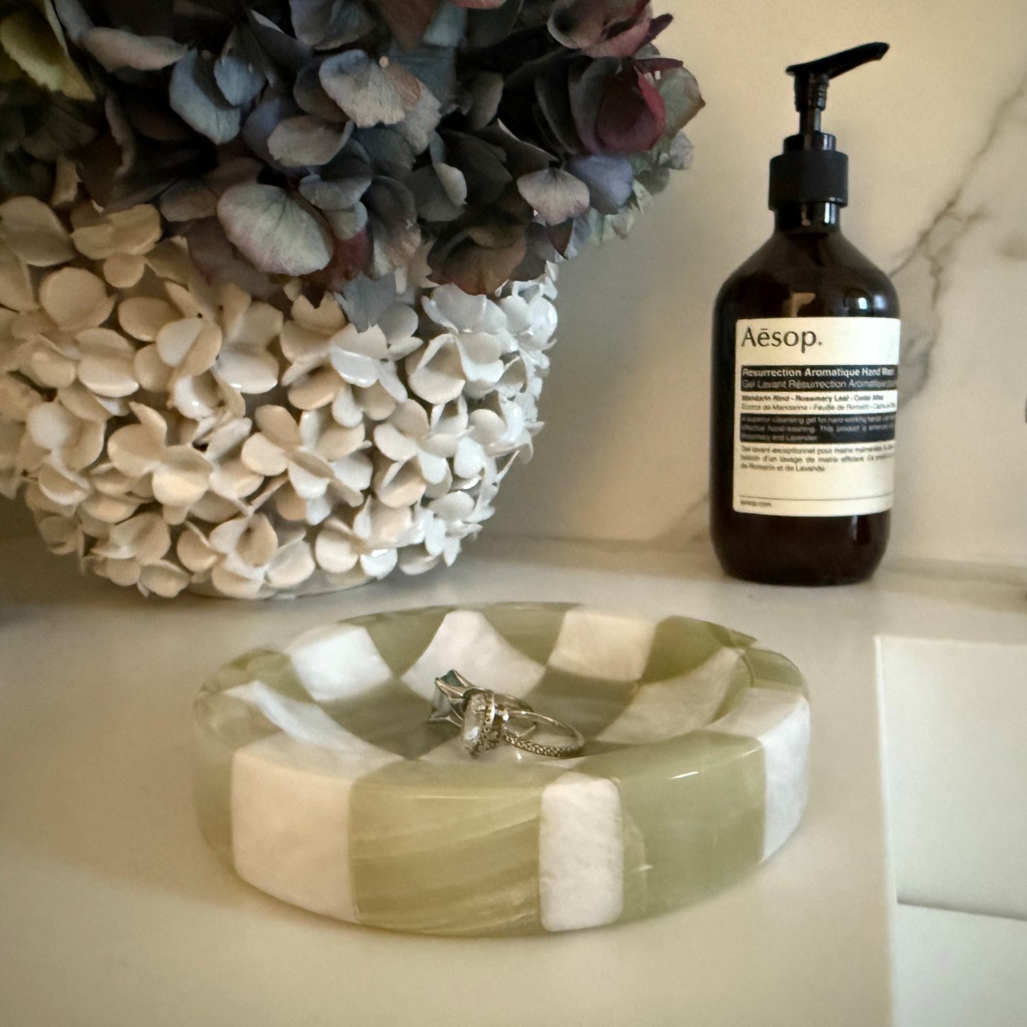 Checkered Green Onyx Catchall