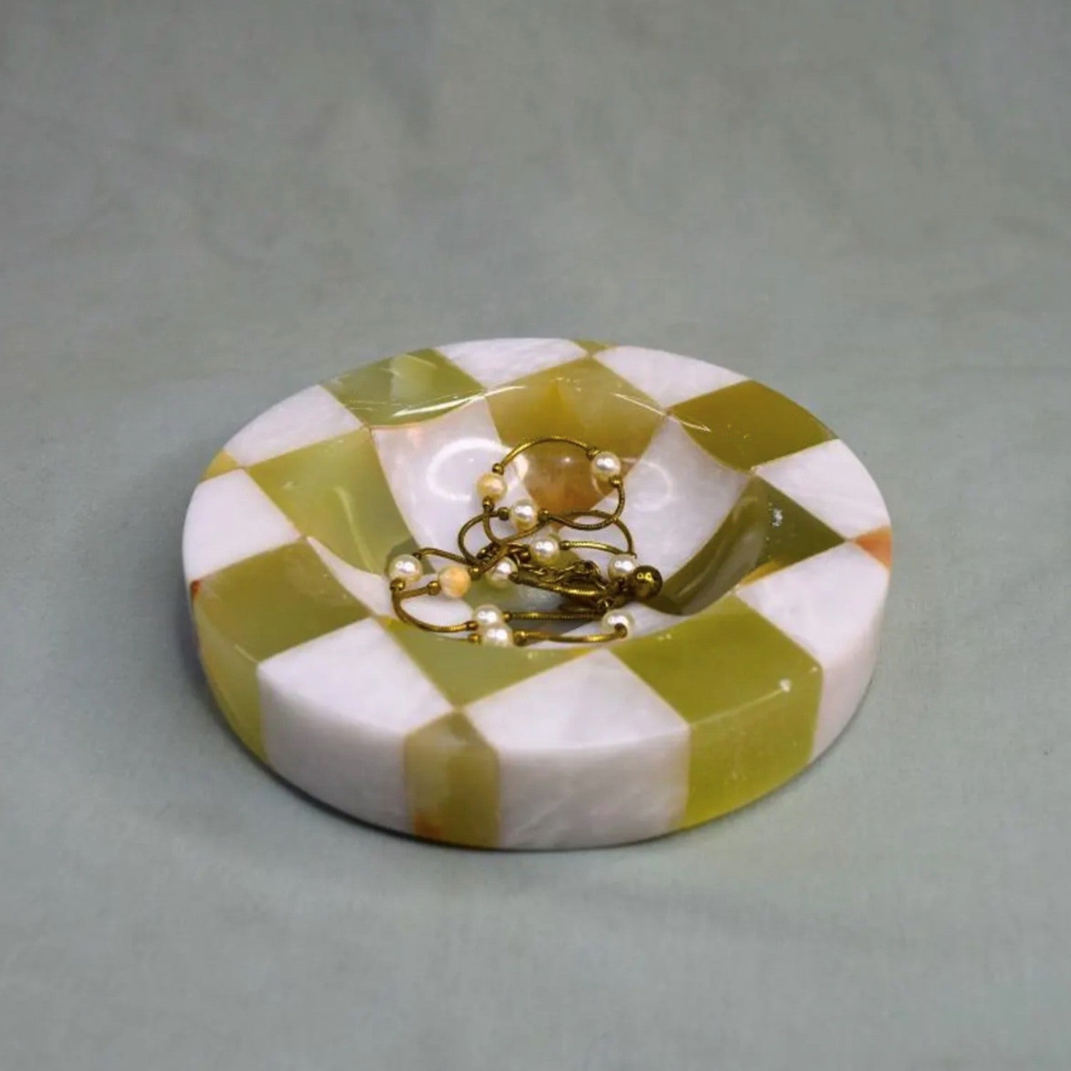 Checkered Green Onyx Catchall