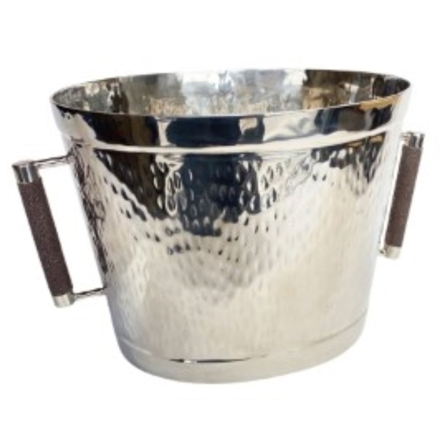 Hand-Forged Drink Bucket with Genuine Shagreen Handles