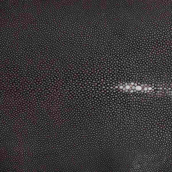 Hand-Forged Rectangle Tray with Genuine Shagreen Handles - Extra Large