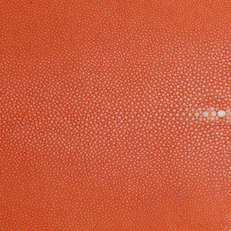 Hand-Forged Rectangle Tray with Genuine Shagreen Handles - Extra Large