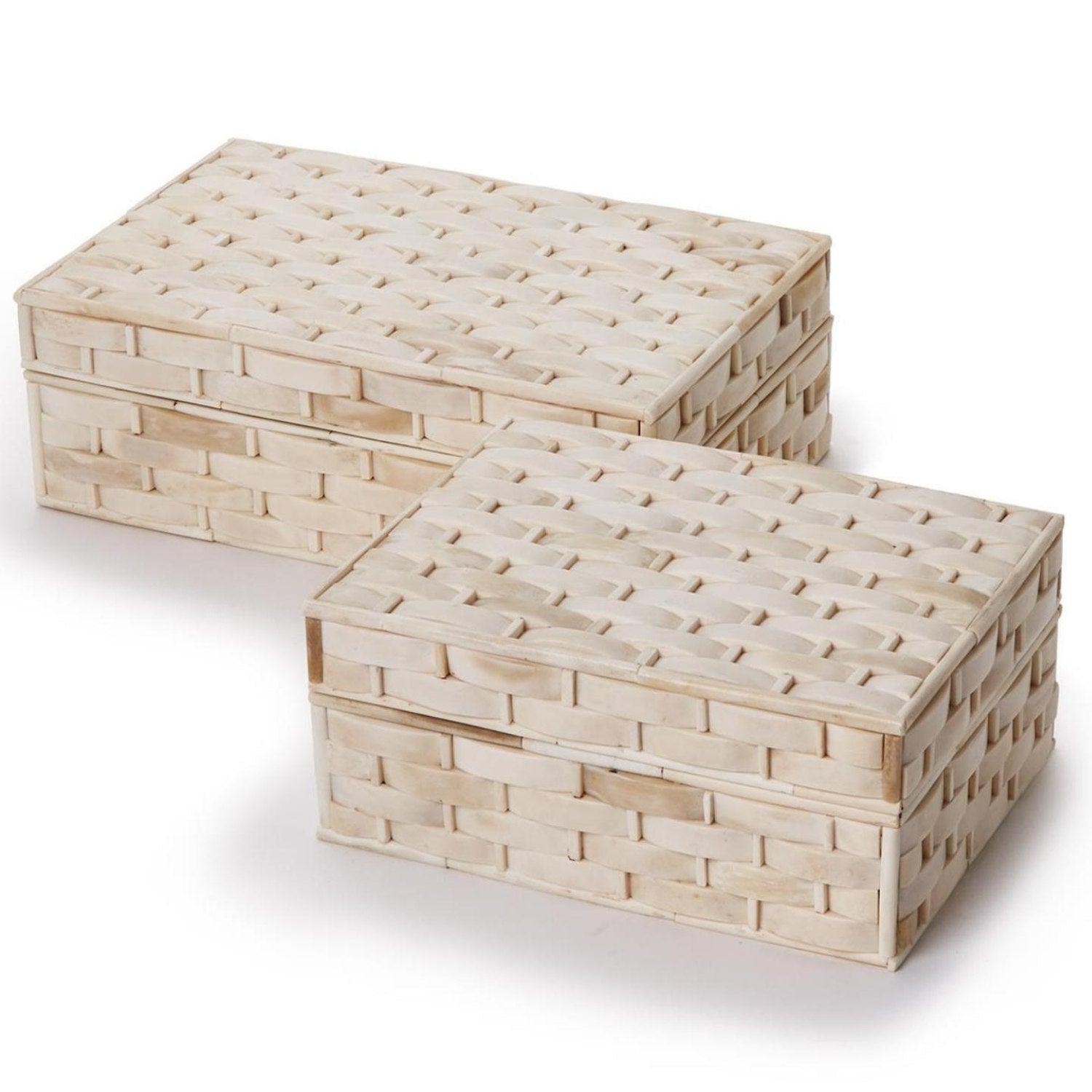 Basketweave Bone Box