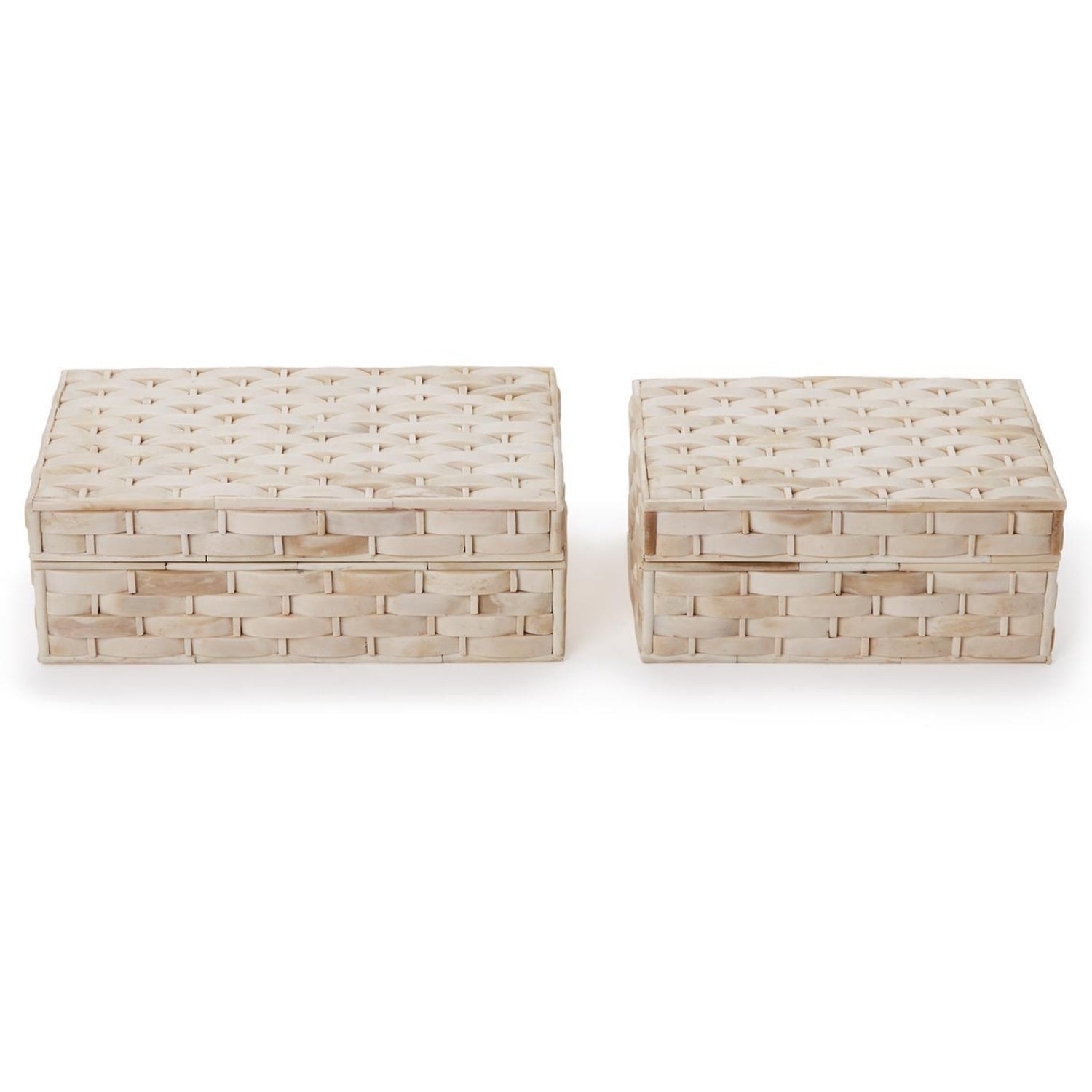 Basketweave Bone Box