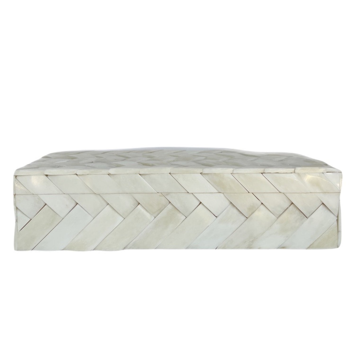 Ivory Braid Box - 10"x 4.5"x 2.5"