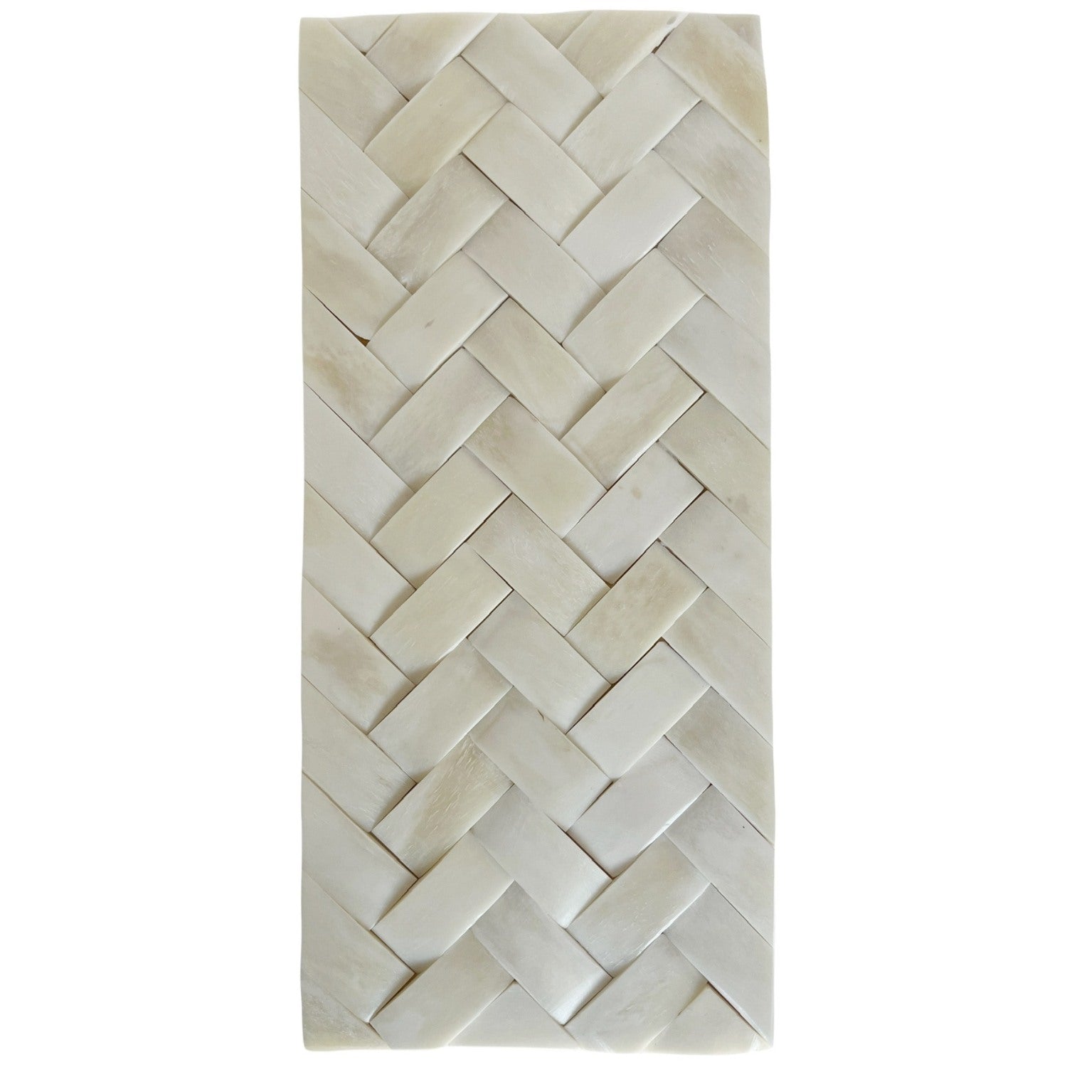 Ivory Braid Box - 10"x 4.5"x 2.5"