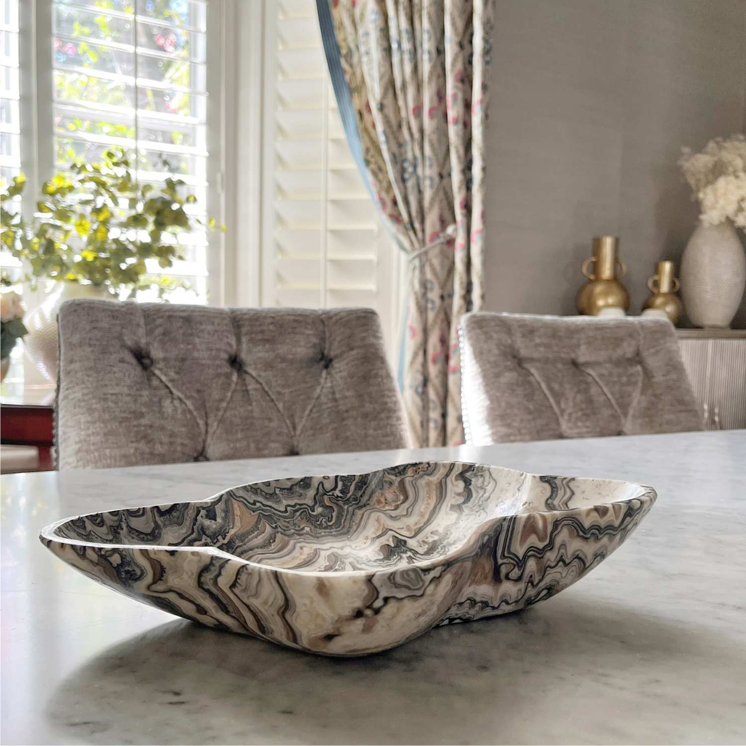 Zebra Onyx Bowl (No. 3)