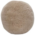 Load image into Gallery viewer, Shorn Sheepskin Ball Cushion - Oatmeal - 11"
