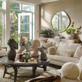 Load image into Gallery viewer, Shorn Sheepskin Ball Cushion - Oatmeal - 11"
