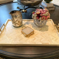 Load image into Gallery viewer, Herringbone Tray with Handles
