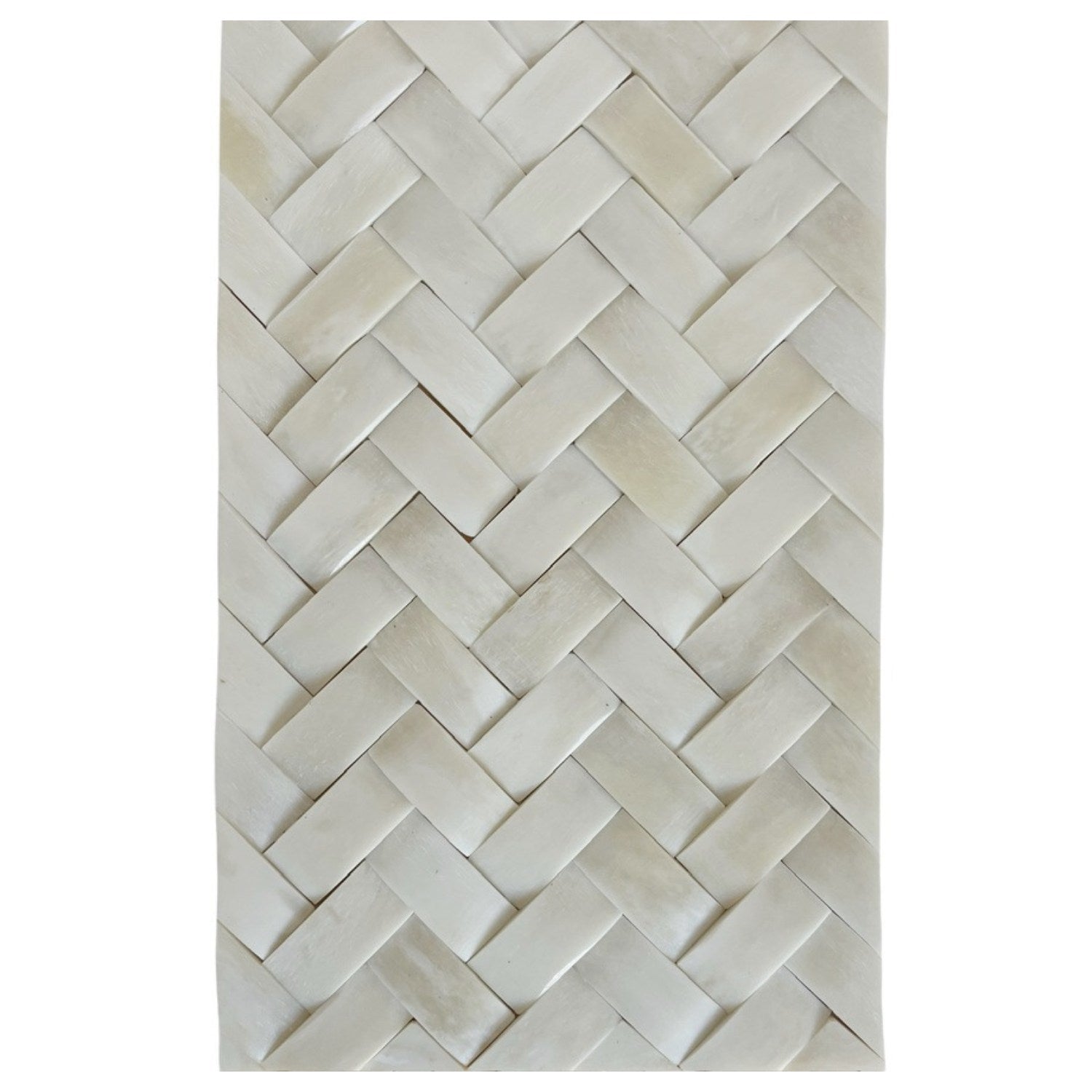 Ivory Braid Box - 10"x 6"x 2.5"