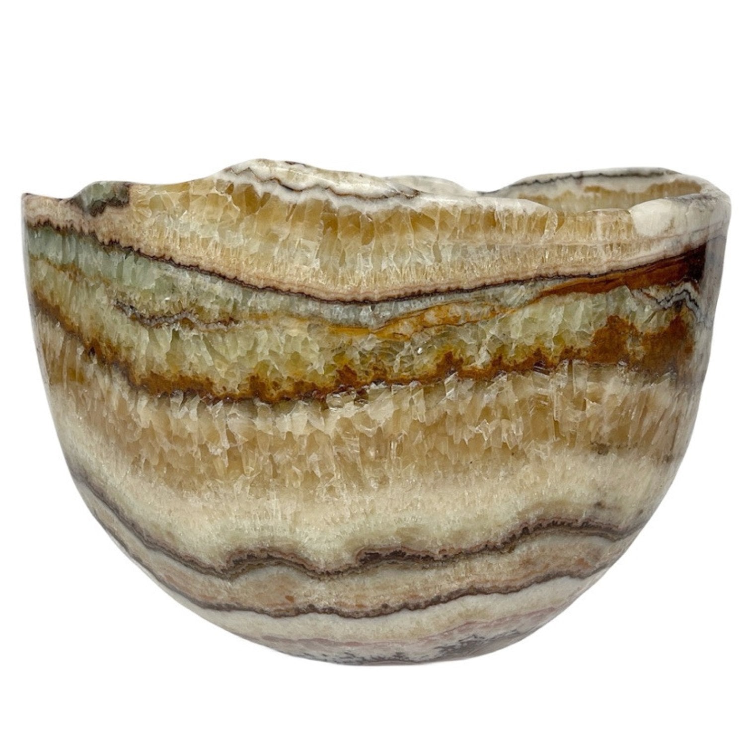 Extra Large Banded Onyx Bowl (No. 2)