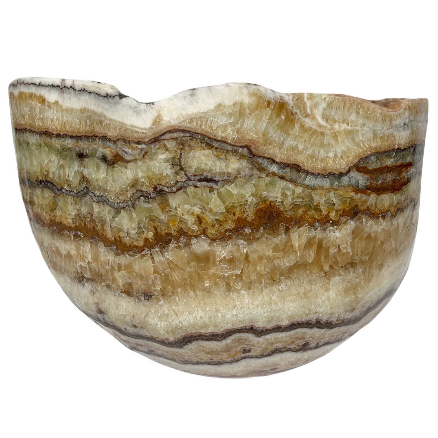 Extra Large Banded Onyx Bowl (No. 2)