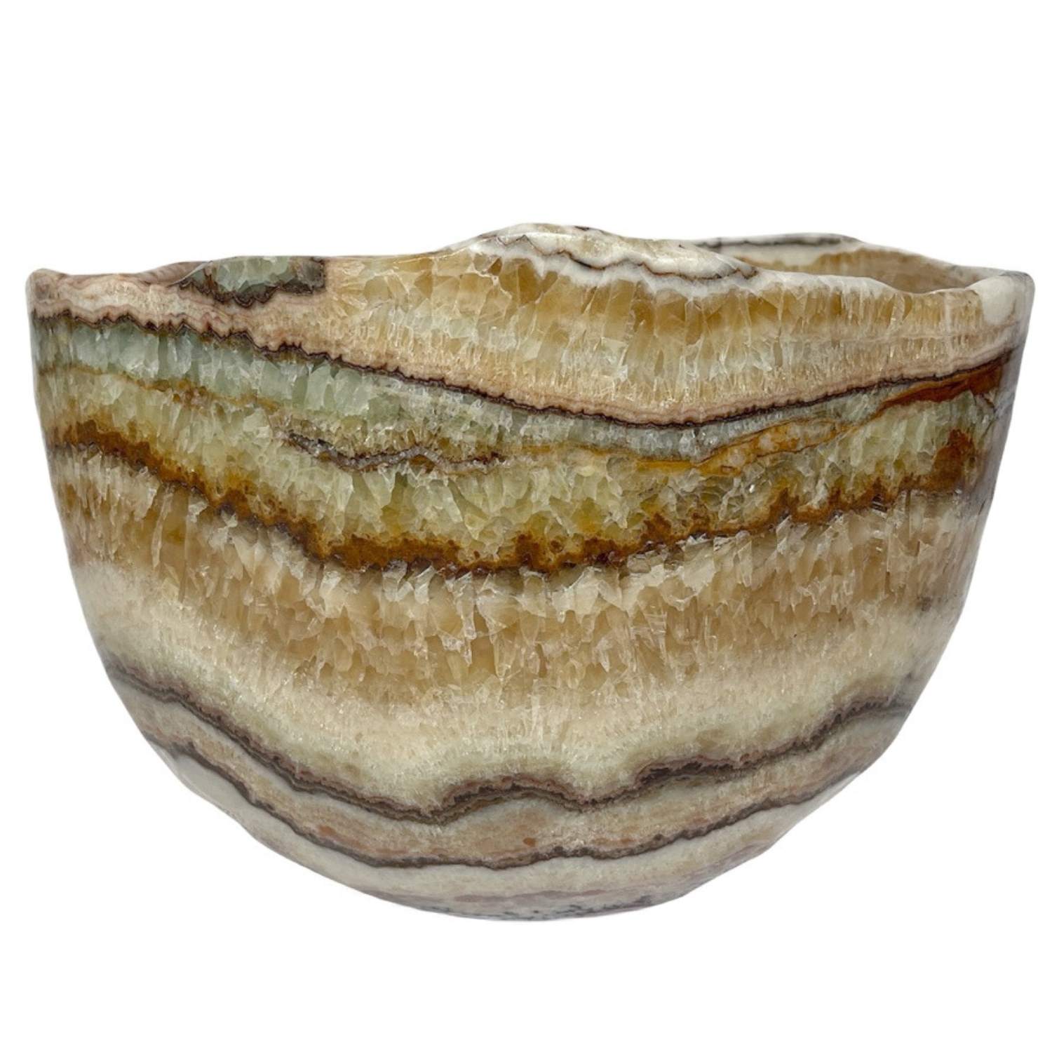 Extra Large Banded Onyx Bowl (No. 2)