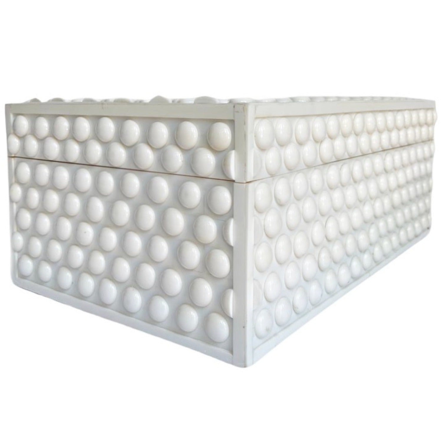 Ivory Button Bone Box