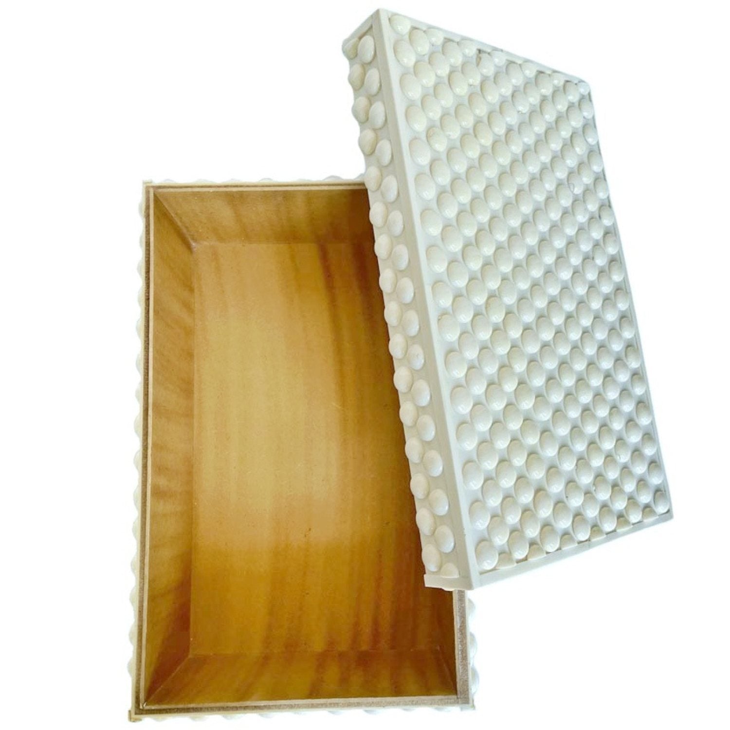 Ivory Button Bone Box