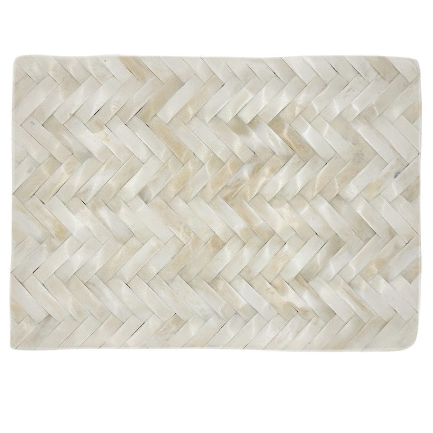 Ivory Braid Box  14" x 10" x 4.25"