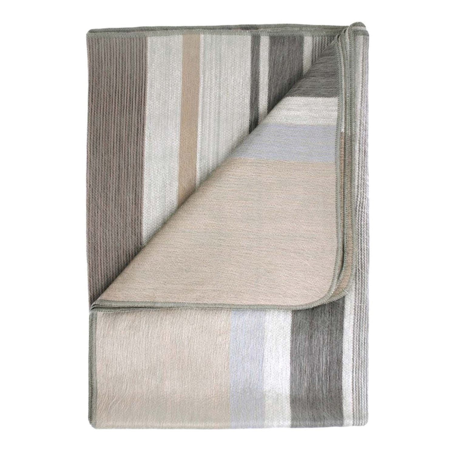 Alpaca Throw - Vintage Pearl