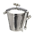 Load image into Gallery viewer, Hand-Forged Ice Bucket with Genuine Shagreen Handle
