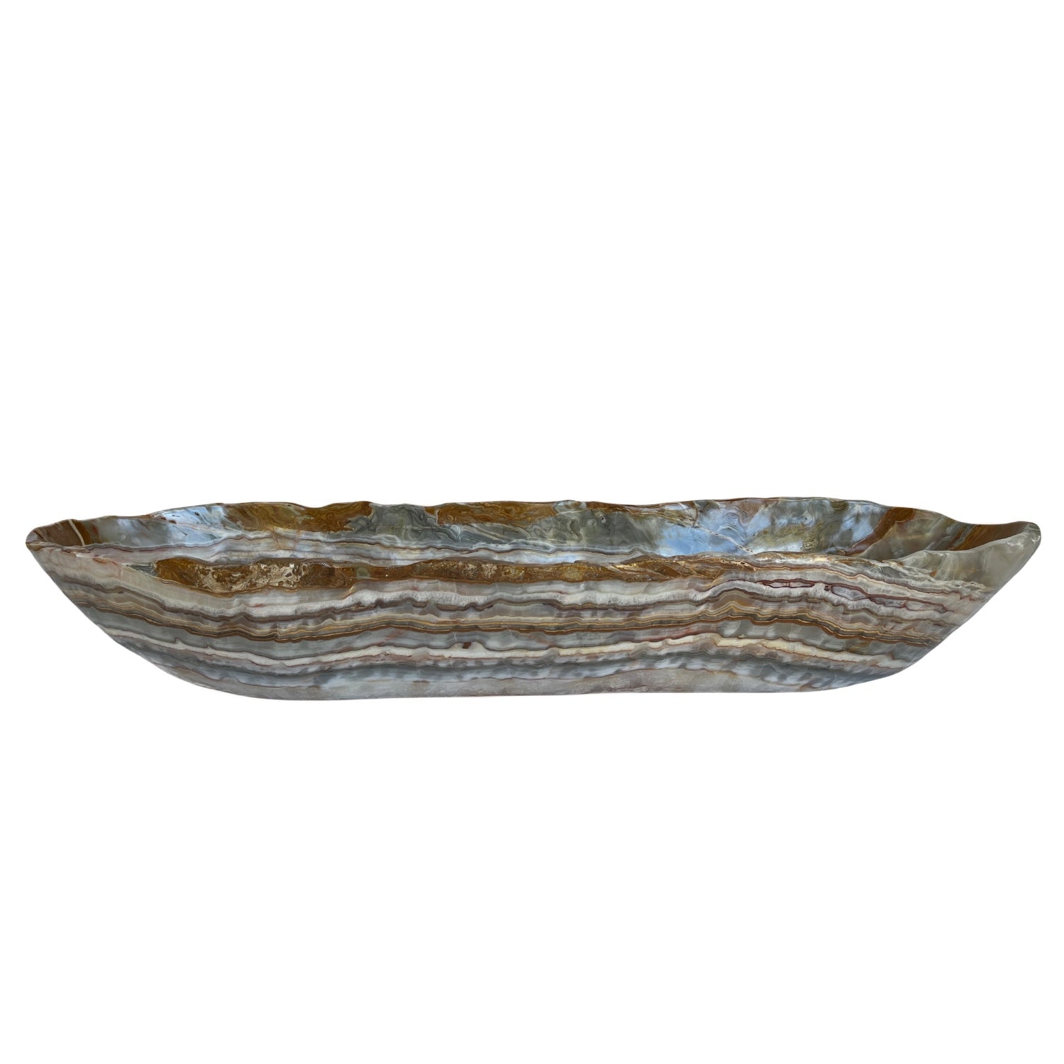Banded Onyx Canoe (No. 3)