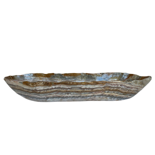 Banded Onyx Canoe (No. 3)