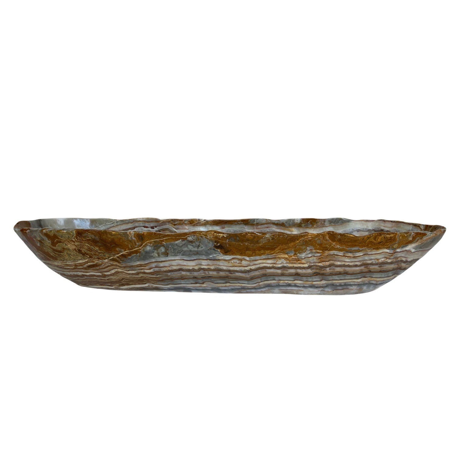 Banded Onyx Canoe (No. 3)