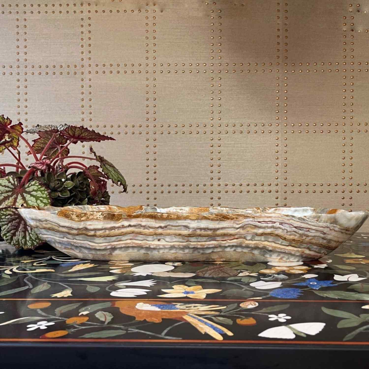 Banded Onyx Canoe (No. 3)