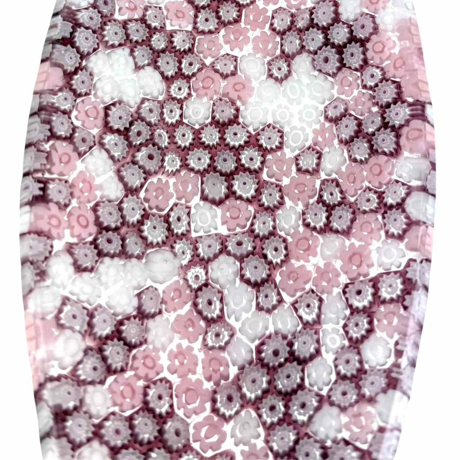 Ruby Murrina Millefiori Murano Glass Catch All Dish