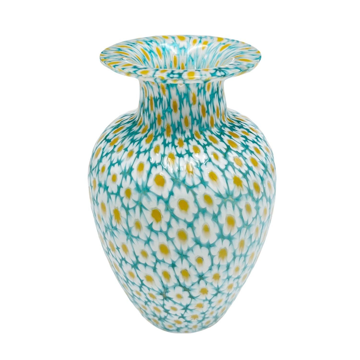 Daisy Murrina Millefiori Murano Glass Vase