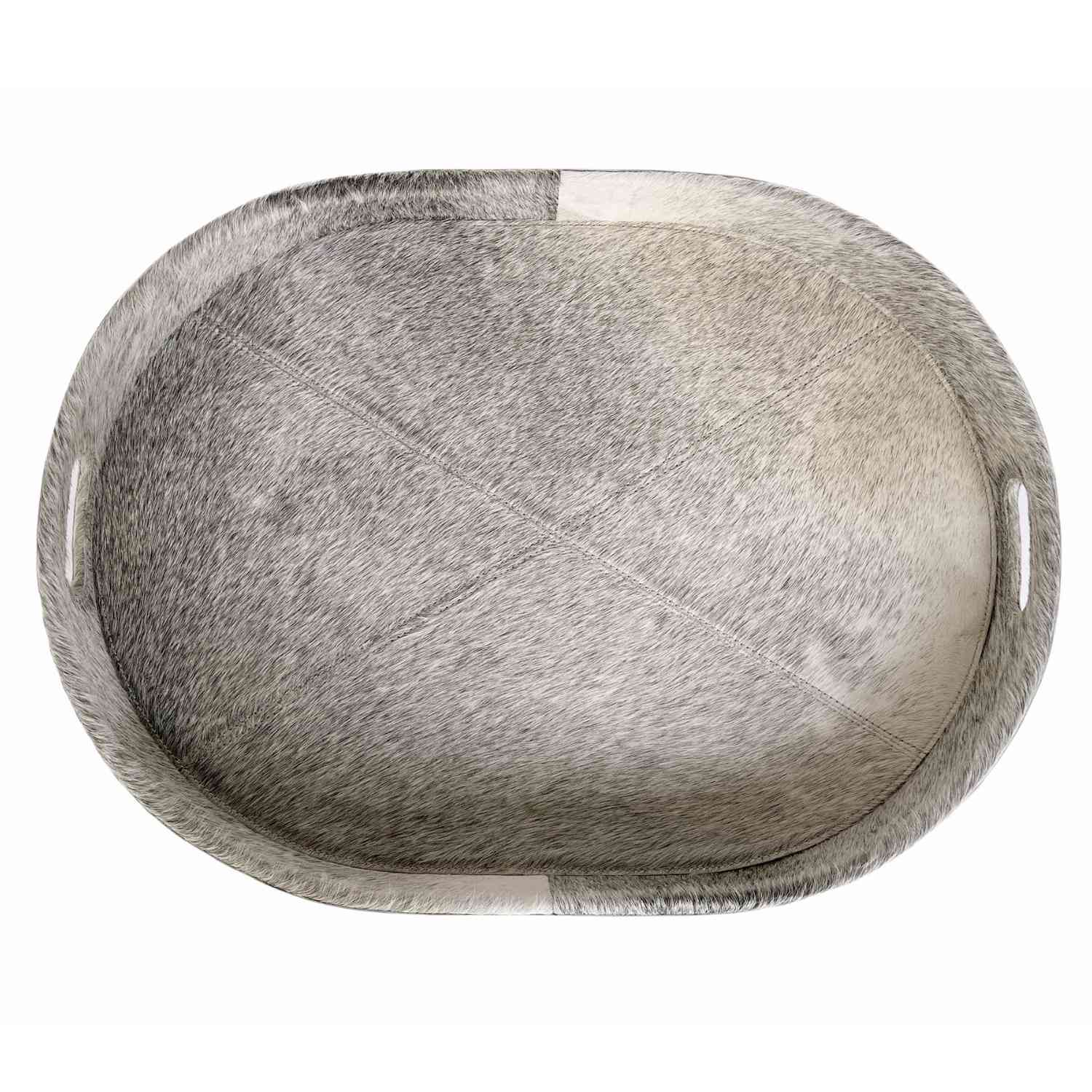 Hair-on-Hide Oval Trays - Set of 2