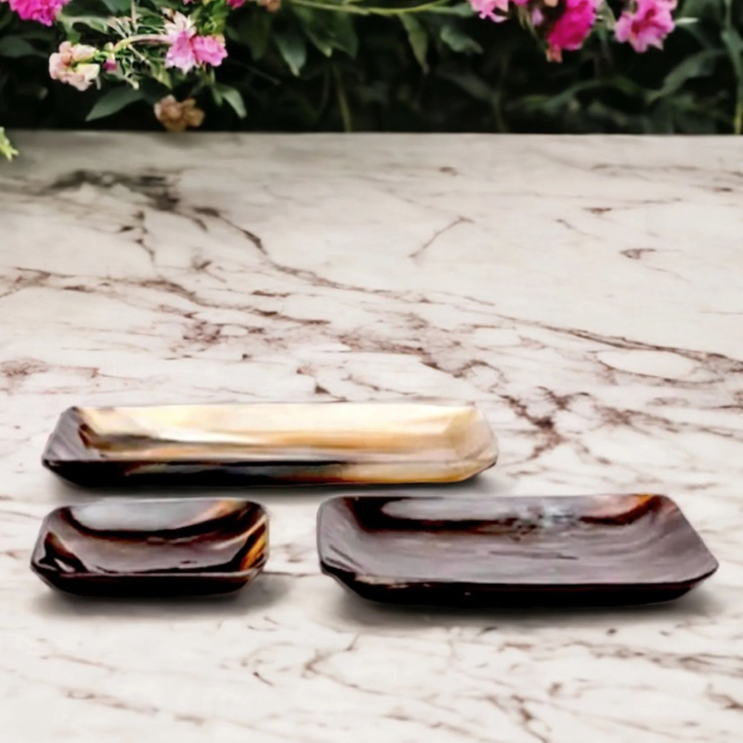 Rowan Horn Trays - Set of 3