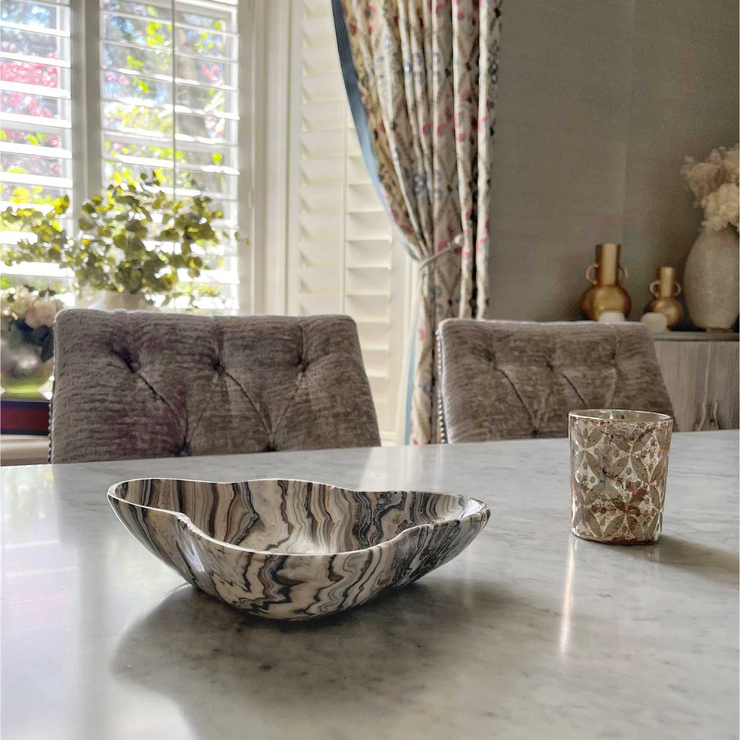 Zebra Onyx Bowl (No. 2)