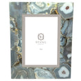 Load image into Gallery viewer, Rectangular frame in natural pastel grey agate, 5x7 inches
