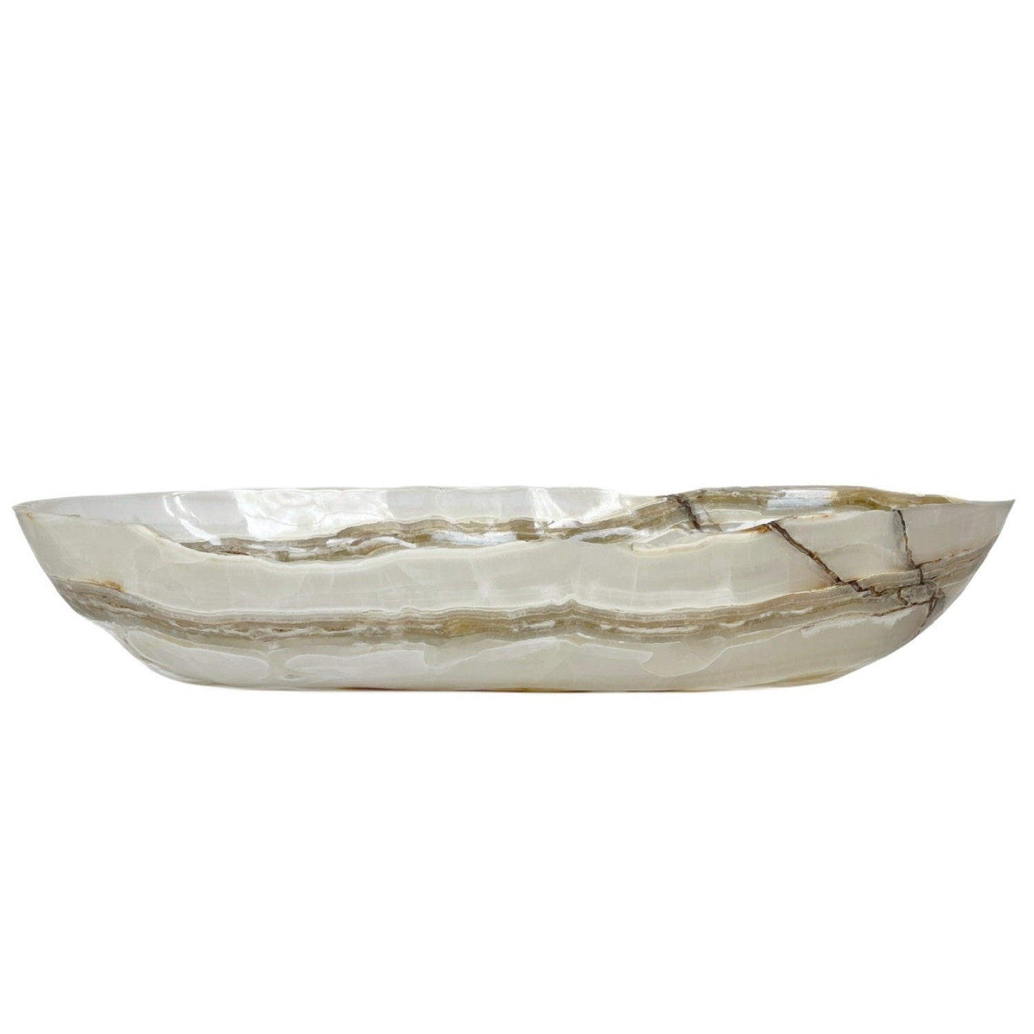 Banded Onyx Canoe (No. 1)