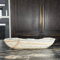 Load image into Gallery viewer, Banded Onyx Canoe (No. 1)
