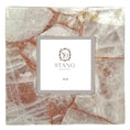 Load image into Gallery viewer, Square frame in rose quartz, 4x4 inches.
