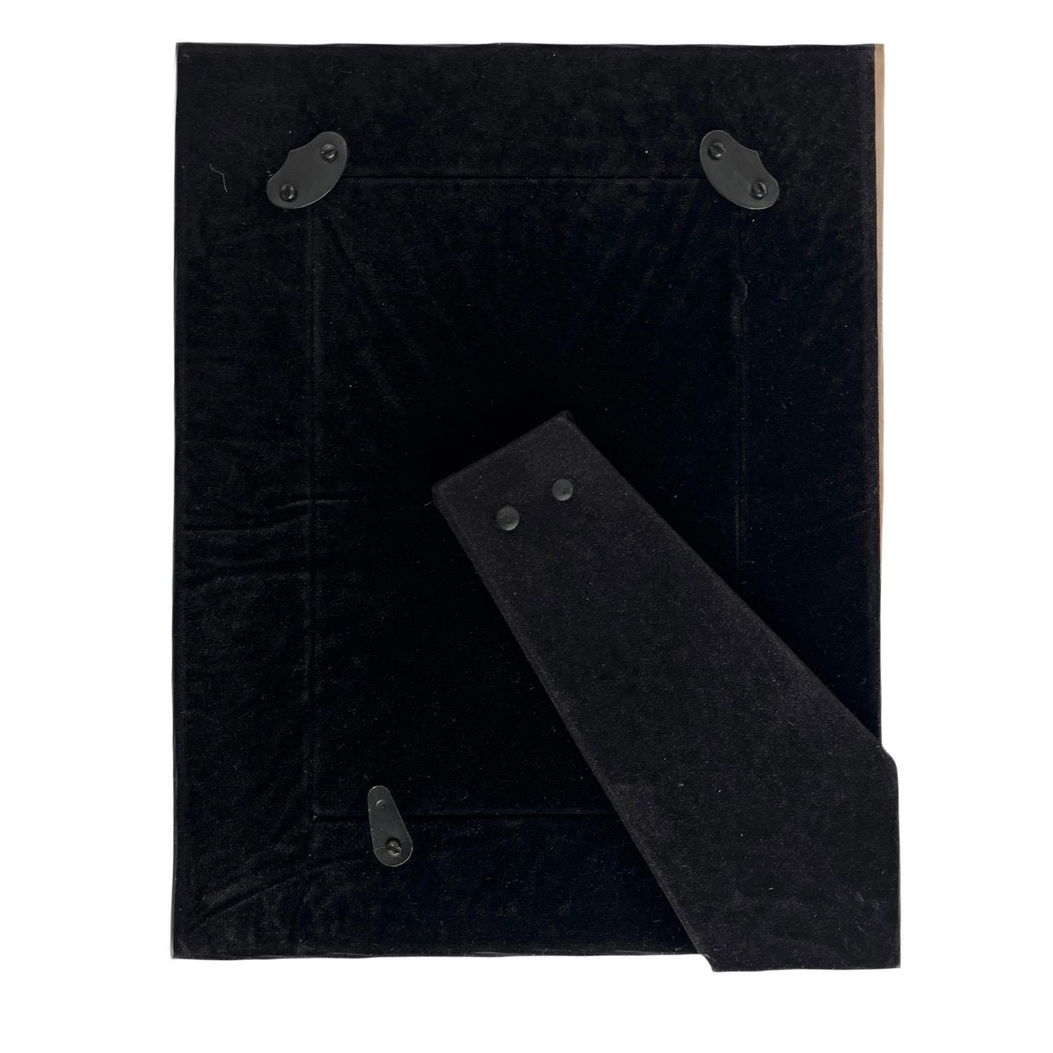 Rectangular frame in rose quartz, 4x6 inches.