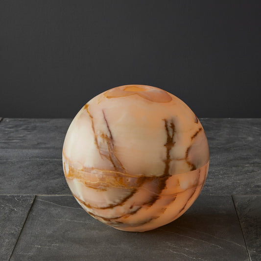 Jupiter Lantern - Crema Verde Onyx