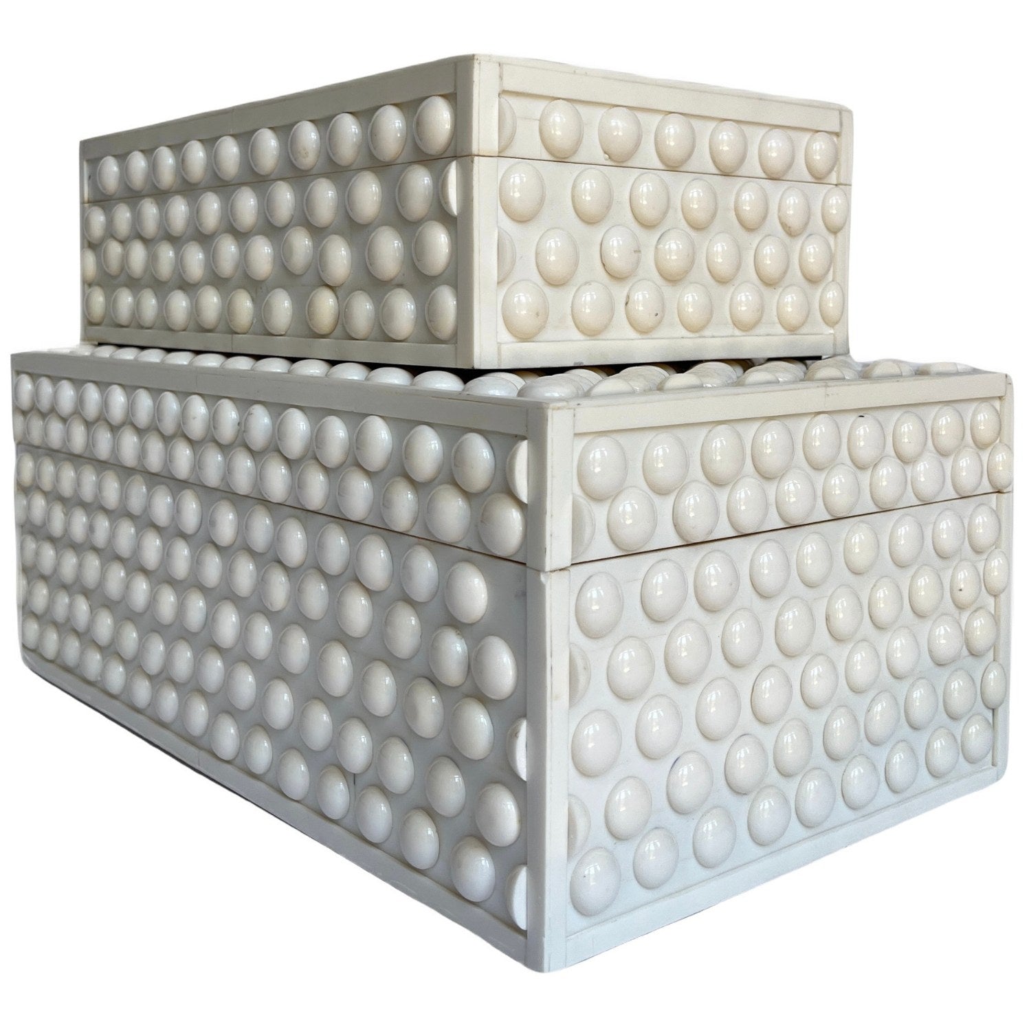 Ivory Button Bone Box